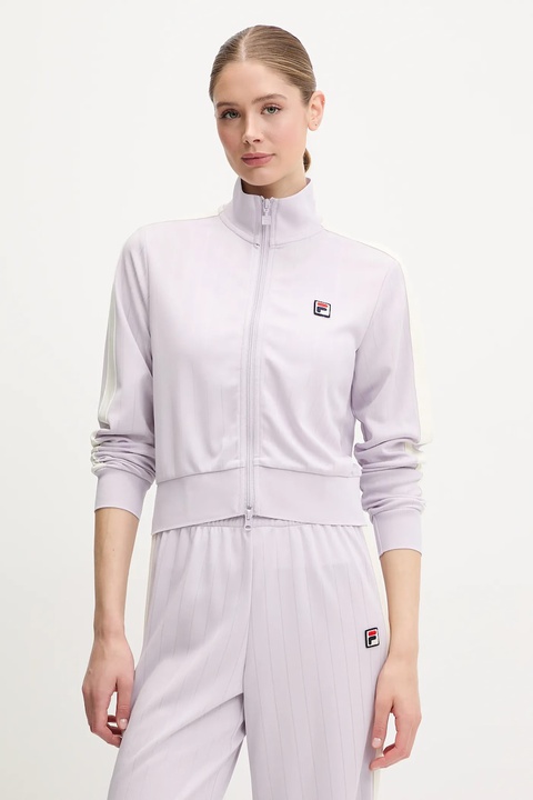 Fila bluza Lorce damska kolor fioletowy gładka FAW1011 - zdjęcie produktu nr 1