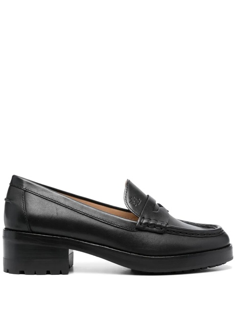 Lauren Ralph Lauren Wren 40mm almond-toe loafers - Black - zdjęcie produktu nr 1