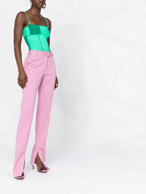 The Attico slit-detail tailored trousers - Pink - zdjęcie produktu nr 2