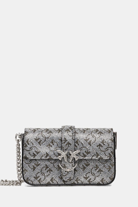 Pinko torebka kolor srebrny 105353 A20D - zdjęcie produktu nr 1