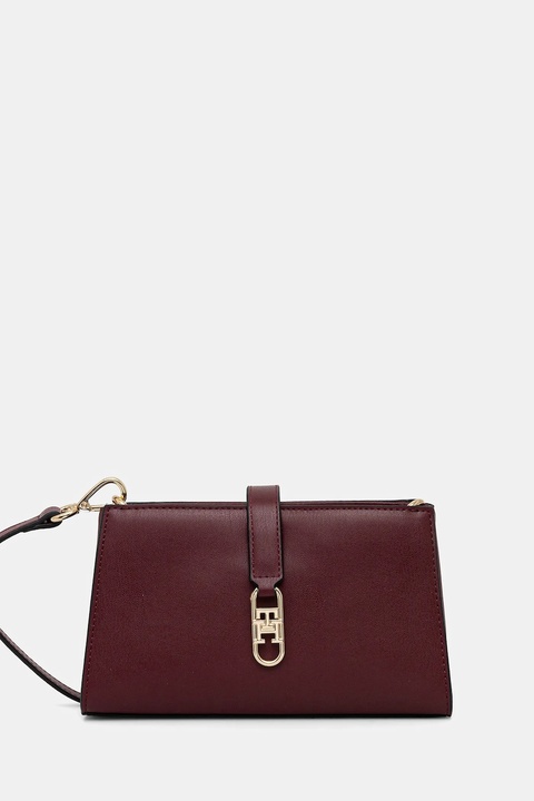 Tommy Hilfiger torebka kolor bordowy AW0AW18005 - zdjęcie produktu nr 1