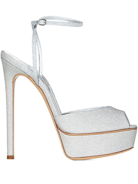 Casadei 140mm Flora Jolly sandals - Silver - zdjęcie produktu nr 1