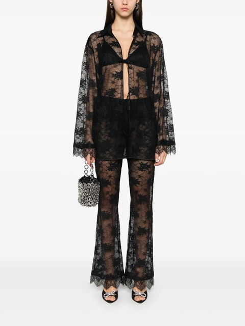 Oséree lace trousers - Black - zdjęcie produktu nr 1