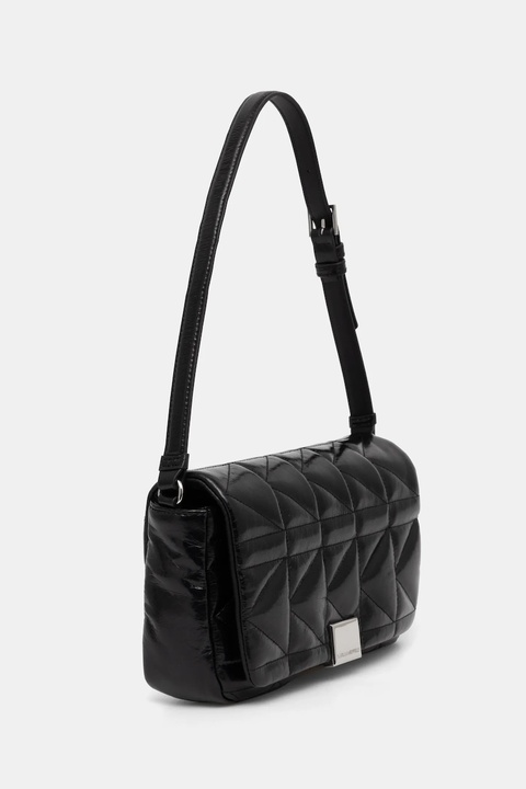 Karl Lagerfeld torebka skórzana kolor czarny A1W30394 - zdjęcie produktu nr 2