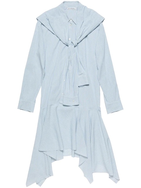 Acne Studios striped midi dress - Blue - zdjęcie produktu nr 1