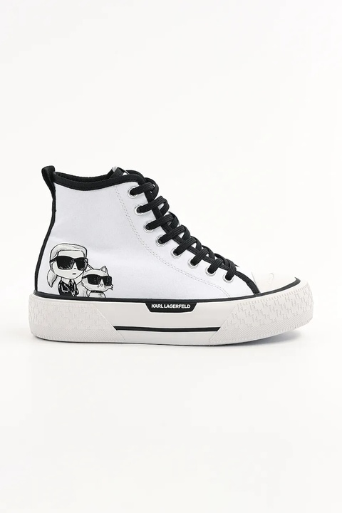 Karl Lagerfeld trampki KAMPUS MAX III kolor biały KL60654T - zdjęcie produktu nr 1