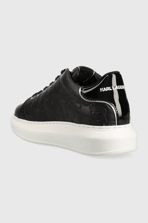 Karl Lagerfeld sneakersy skórzane KAPRI KC kolor czarny KL62523F - zdjęcie produktu nr 1