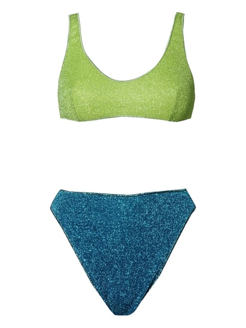 Oséree Lumiere '90s Sporty bikini - Green - zdjęcie produktu nr 1