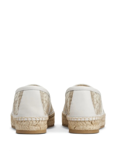 Tod's chain-jacquard raffia espadrilles - Neutrals - zdjęcie produktu nr 2