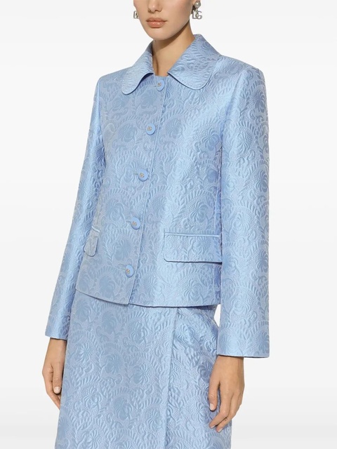 Dolce & Gabbana DNA jacquard buttoned jacket - Blue - zdjęcie produktu nr 2