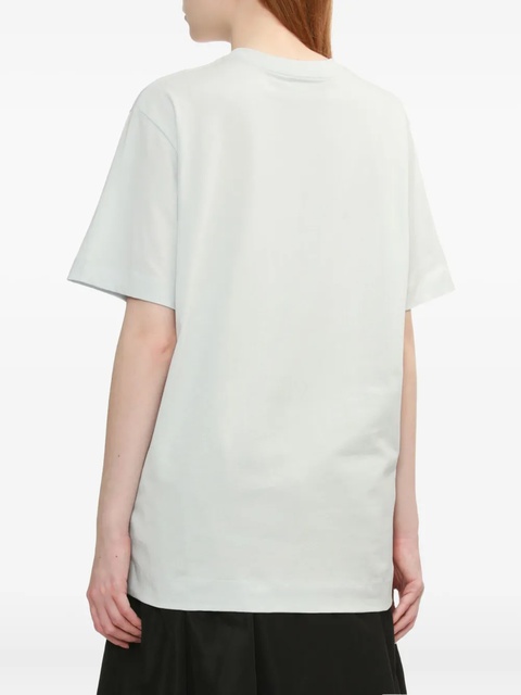 Simone Rocha floral-print T-shirt - Blue - zdjęcie produktu nr 1