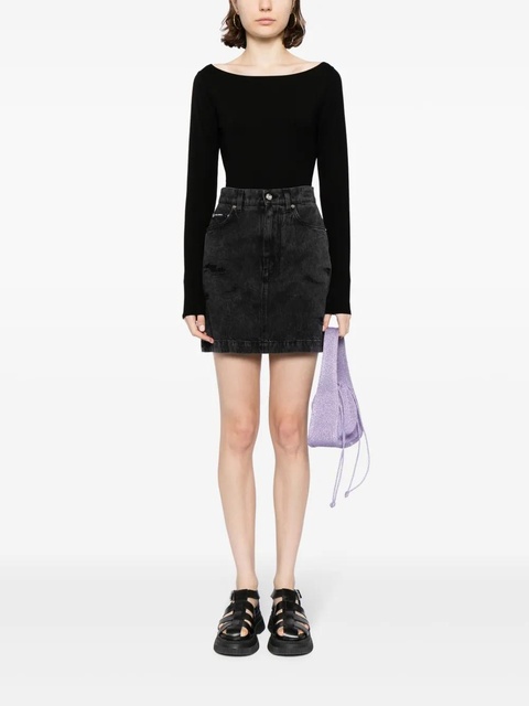 Reformation Wiley boat-neck top - Black - zdjęcie produktu nr 2