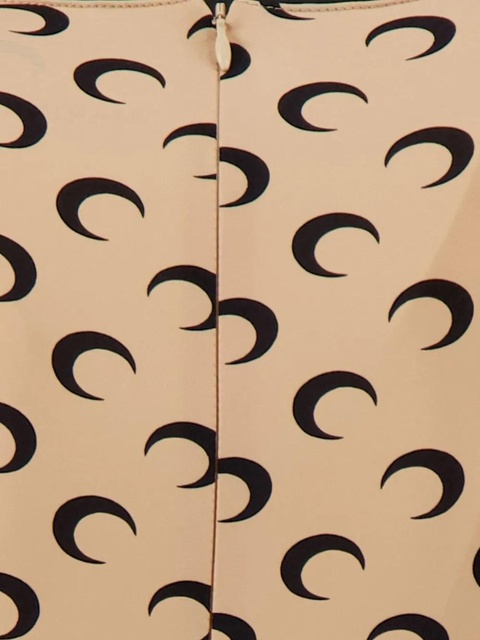 Marine Serre moon-print jumpsuit - Neutrals - zdjęcie produktu nr 1