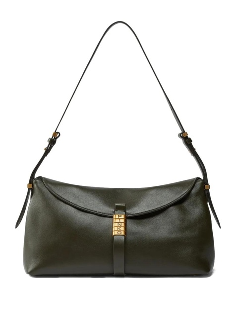 PINKO bovine-leather top-handle shoulder bag - Green - zdjęcie produktu nr 1