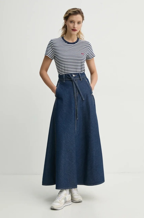 Levi's t-shirt bawełniany LSE_PERFECT TEE damski kolor granatowy A3116 - zdjęcie produktu nr 2