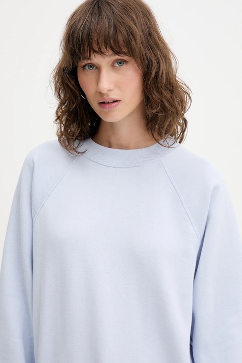 Abercrombie & Fitch bluza damska kolor niebieski gładka KI152-5352-240 - zdjęcie produktu nr 2
