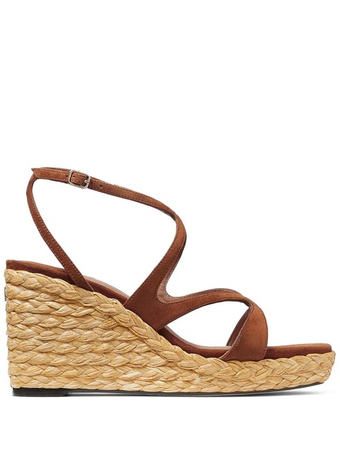 Jimmy Choo Ayla 85mm wedge sandals - Brown - zdjęcie produktu nr 2