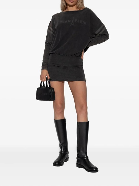 MISBHV Team Paris long-sleeved mini dress - Black - zdjęcie produktu nr 2
