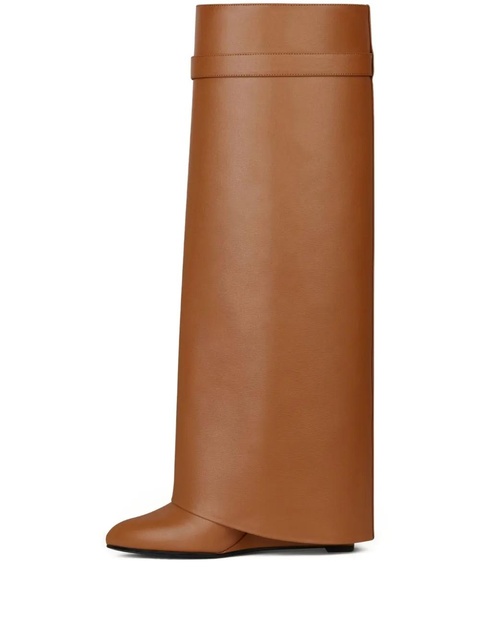 Givenchy padlock leather boots - Brown - zdjęcie produktu nr 1
