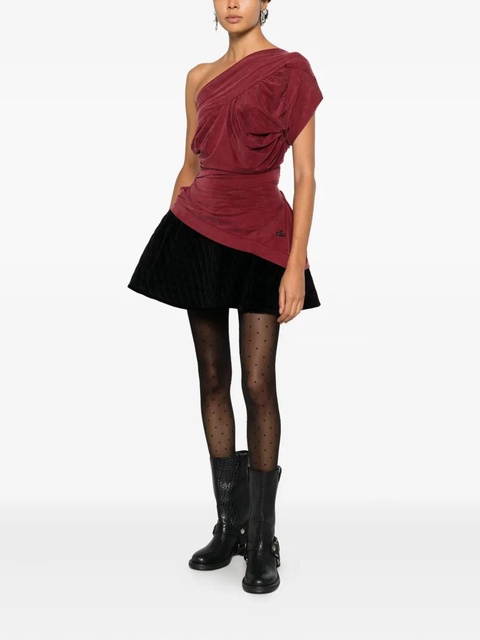 Vivienne Westwood draped one-shoulder top - Red - zdjęcie produktu nr 1