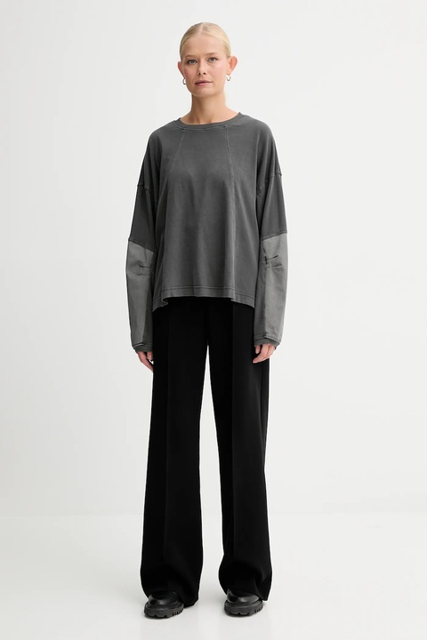 G-Star longsleeve kolor szary D27192.C756 - zdjęcie produktu nr 1