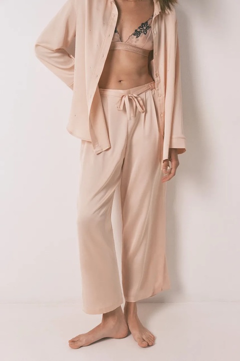 women'secret piżama damska kolor pomarańczowy satynowa 2542458 - zdjęcie produktu nr 2