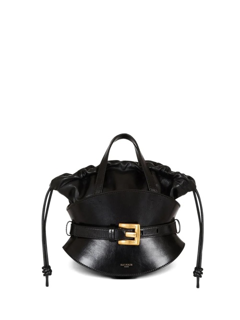 Balmain mini Shuffle tote bag - Black - zdjęcie produktu nr 1