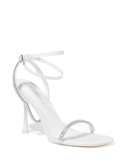 Simkhai Luxon crystal-embellished sandals - White - zdjęcie produktu nr 1