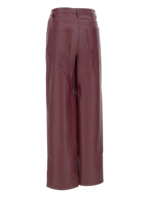 ROTATE BIRGER CHRISTENSEN five-pockets panelled straight trousers - Brown - zdjęcie produktu nr 2