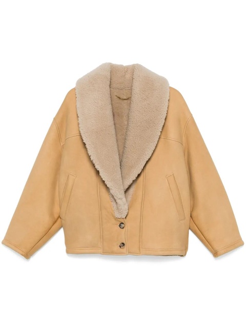 Golden Goose leather jacket - Neutrals - zdjęcie produktu nr 1