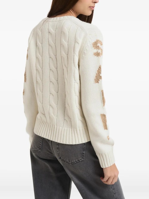MC2 Saint Barth cable-knit sweater - Neutrals - zdjęcie produktu nr 2