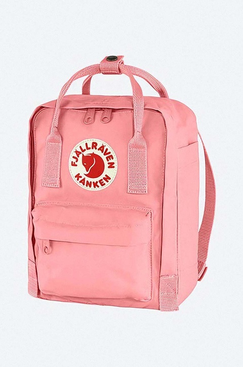 Fjallraven plecak Kanken Mini kolor różowy mały z aplikacją F23561.312-312 - zdjęcie produktu nr 2