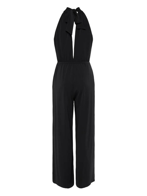 ERES halter-neck tie-back jumpsuit - Black - zdjęcie produktu nr 1