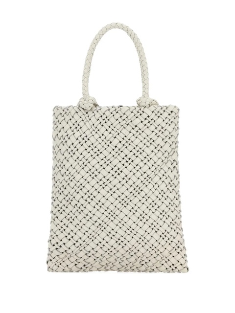 Prada triangle-logo tote bag - White - zdjęcie produktu nr 1