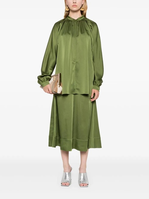Lanvin Flared midi skirt - Green - zdjęcie produktu nr 2