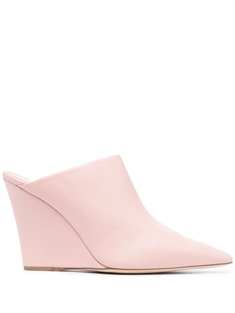 Paris Texas Wanda pointed toe 100mm mules - Pink - zdjęcie produktu nr 1