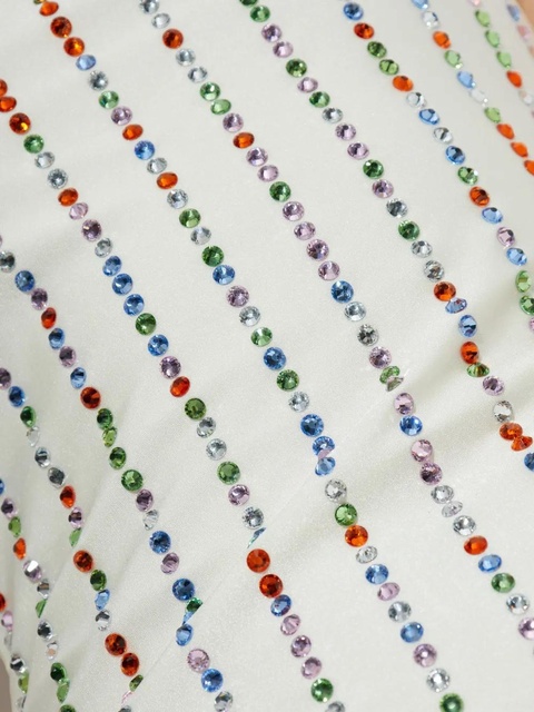 Oséree rhinestone-embellished minidress - White - zdjęcie produktu nr 2