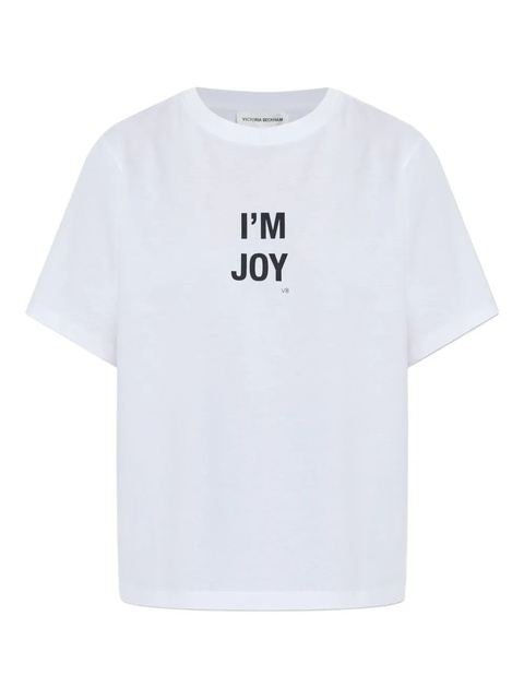 Victoria Beckham graphic-print T-shirt - White - zdjęcie produktu nr 1