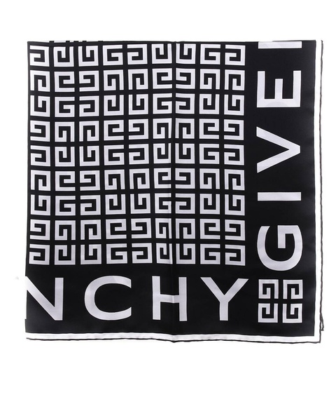 GIVENCHY - Jedwabny szalik z logo - zdjęcie produktu nr 1