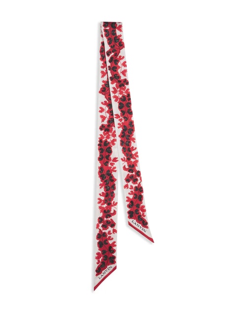 Lanvin silk scarf - White - zdjęcie produktu nr 1