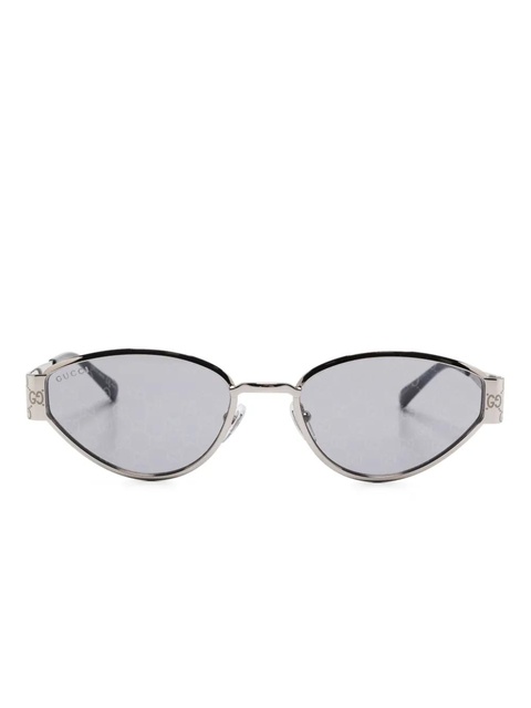Gucci Eyewear cat eye-frame sunglasses - Silver - zdjęcie produktu nr 1