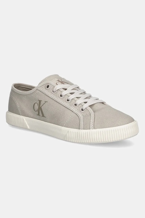 Calvin Klein Jeans tenisówki ESS VULC LOW CV MG WN kolor beżowy YW0YW01762 - zdjęcie produktu nr 1
