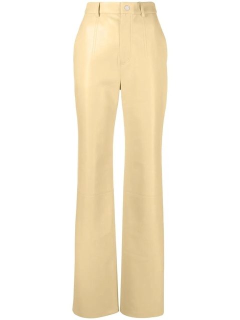 Nanushka high-waist straight trousers - Neutrals - zdjęcie produktu nr 1