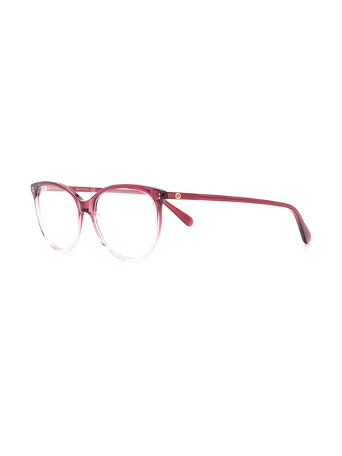 Gucci Eyewear GG0550O oval-frame glasses - Red - zdjęcie produktu nr 2