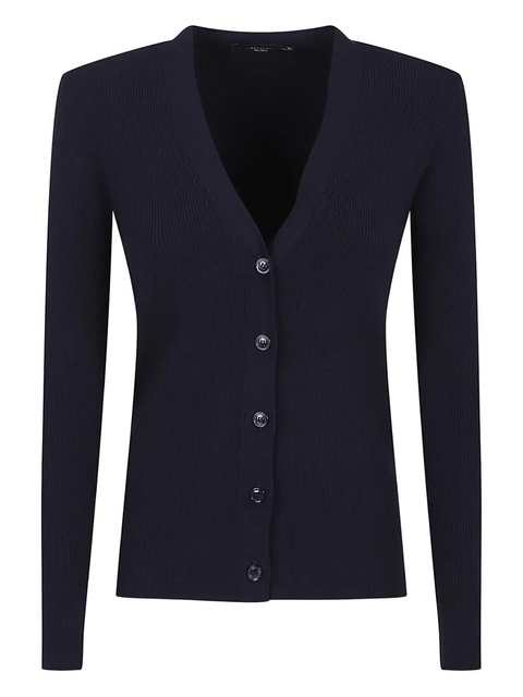 Weekend Max Mara ribbed cardigan - Blue - zdjęcie produktu nr 1