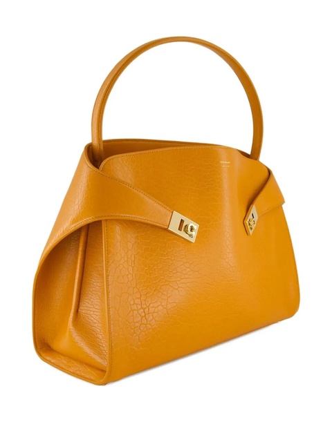 Ferragamo medium Hug maxi-grain leather shoulder bag - Orange - zdjęcie produktu nr 1