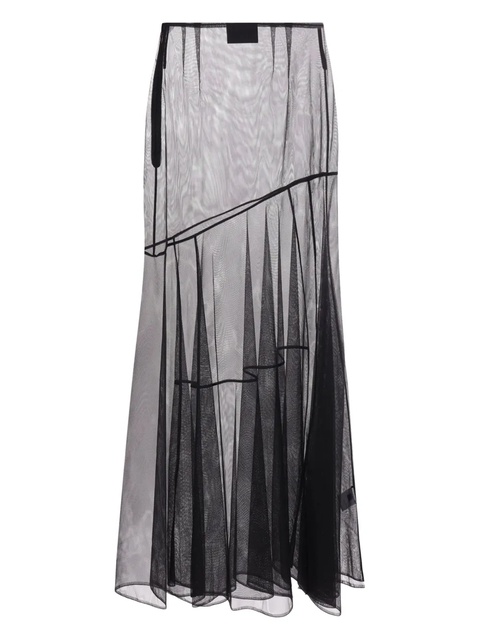 Simone Rocha sheer tulle midi skirt - Black - zdjęcie produktu nr 2