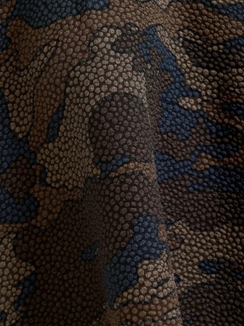 Essentiel Antwerp camouflage-pattern high-neck blouse - Brown - zdjęcie produktu nr 2