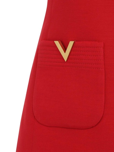 Valentino Garavani Crepe Couture mini dress - Red - zdjęcie produktu nr 2