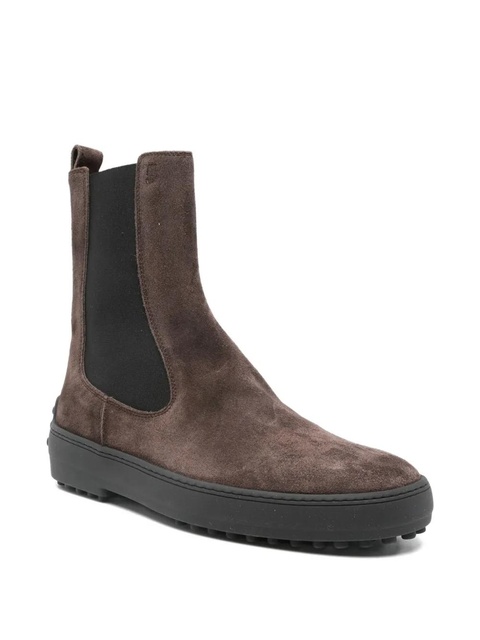 Tod's leather boots - Brown - zdjęcie produktu nr 2